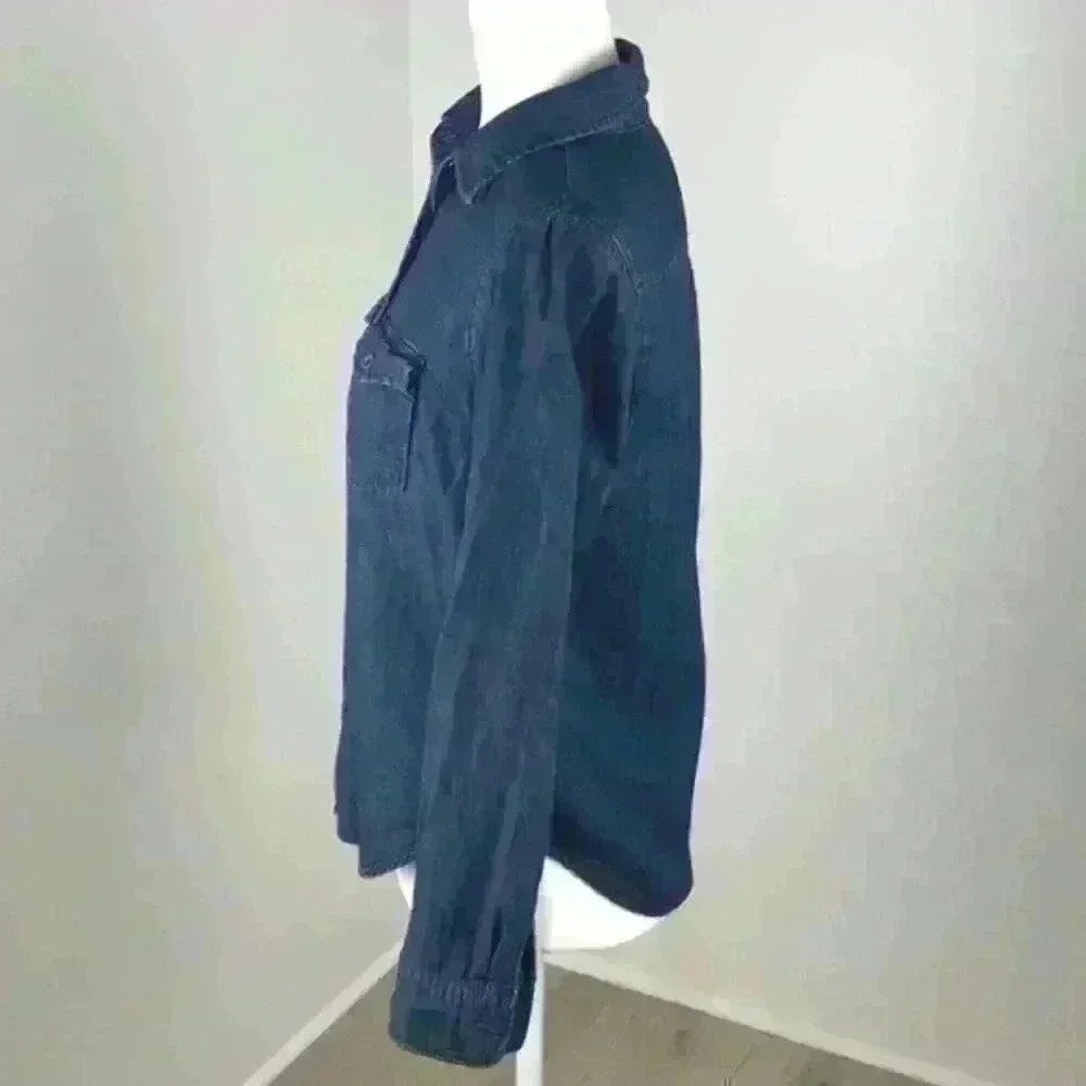 Ali & Kris Blue Button Down Shirt Size M - Picture 3 of 8